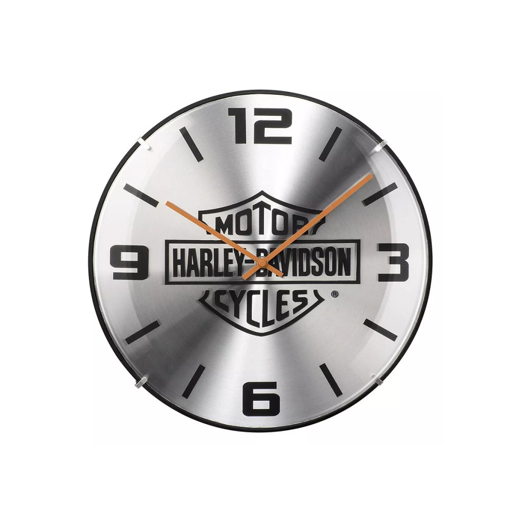 Orologio Harley Davidson Wall Clock Bar Shield Dome